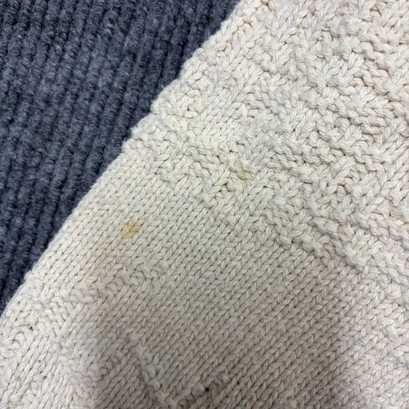 Vintage Shenandoah Sweater Men's XXL Cream Lab Dogs Embroidered Knit - Picture 8 of 8